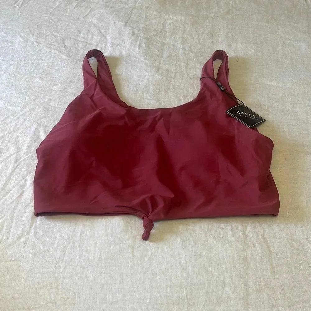 Zaful Forever Young Knotted Swimsuit Top XXL